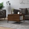 vidaXL Coffee Table Brown Oak 55x55x36.5 cm Engineered Wood