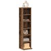 vidaXL CD Cabinet Old Wood 21x20x88 cm Engineered Wood