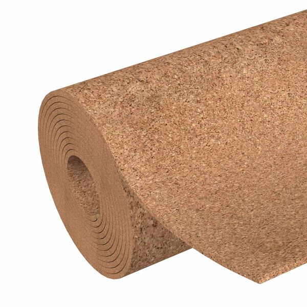 vidaXL Cork Roll Brown 100 x 500 x 0.8 cm Cork