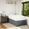 vidaXL Bed Frame without Mattress Dark Grey&nbsp;Single&nbsp;Velvet