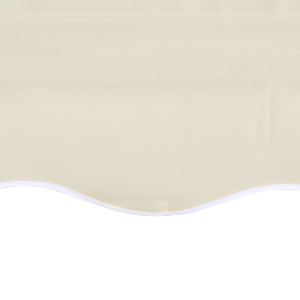 vidaXL Awning Top Sunshade Canvas Cream 4.5x3 m