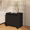 vidaXL Bedside Cabinets 2 pcs Black 45x34x44.5 cm Engineered Wood