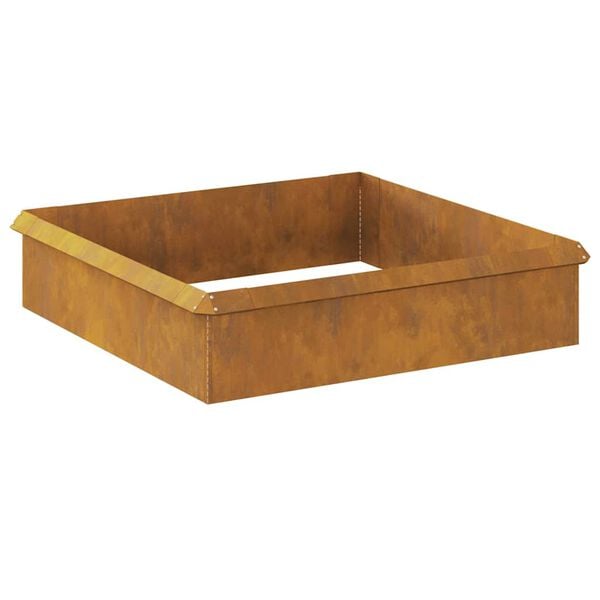 vidaXL Snail Fences 8 pcs Rusty Weathering Steel