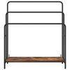 vidaXL Cloth Rack Smoked Oak 90 x 30 x 100.5 cm Engineered wood