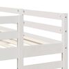 vidaXL Triple Bunk Bed Frame White 160 x 200 cm Solid Pine Wood