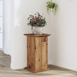 vidaXL Plant Stand Old Wood 33 x 33 x 60 cm Engineered wood