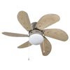 Bestron Ceiling Fan 76 cm/30" 60 W Maple/White DC30T