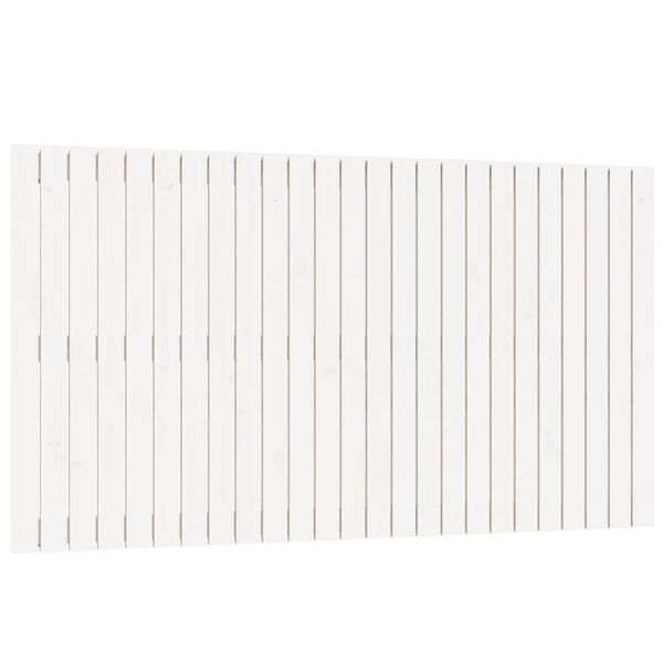 vidaXL Wall Headboard White 159.5x3x90 cm Solid Wood Pine