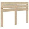 vidaXL Bed Frame with Headboard Sonoma 140 x 200 cm Solid Pine Wood