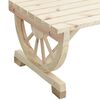 vidaXL 5 Piece Garden Dining Set Solid Wood Fir