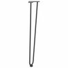 vidaXL hairpin legs for console tables for Console Table 4 pcs Anthracite 72 cm Solid Steel