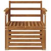 vidaXL Outdoor Sofa Set Natural 71 x 63 x 73 cm Solid Acacia Wood