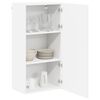 vidaXL Dishwasher Panel Lucca White 50 x 31 x 100 cm Engineered Wood