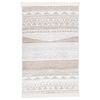 vidaXL Rug Beige 160x230 cm Cotton