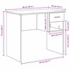 vidaXL Desk with Drawer Sonoma Oak 90 x 49 x 75 cm Engineered Wood