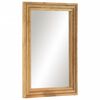 vidaXL Bathroom Mirror 50x70 cm Solid Wood Rough Mango and Glass