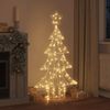 vidaXL Christmas Tree with 160 LEDs Warm white 150 cm Acrylic