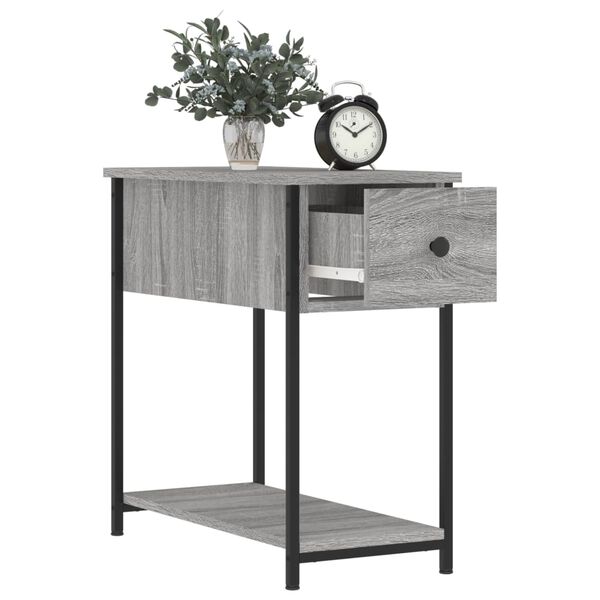 vidaXL Bedside Cabinets 2 pcs Grey Sonoma 30x60x60 cm Engineered Wood