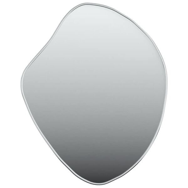 vidaXL Wall Mirror Silver 60x50 cm