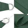 vidaXL Sunshade Sail Oxford Fabric Square 6x6 m Dark Green