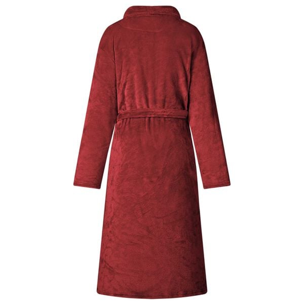 vidaXL Bathrobe without Hood Bordeaux Red XXL Flannel