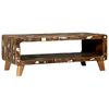 vidaXL Coffee Table Multicolour 90 x 50 x 35 cm Solid Reclaim Wood
