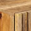 vidaXL Highboard 60x34x100 cm Solid Wood Rough Mango
