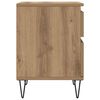 vidaXL Bedside Cabinets 2 pcs Artisan Oak 40x35x50 cm Engineered Wood