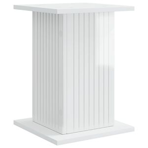 vidaXL Plant Stand High Gloss White 30.5 x 30 x 43 cm Engineered Wood