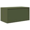 vidaXL Storage Cabinet Olive Green 80 x 40 x 40 cm Steel