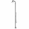 vidaXL Garden Shower 225 cm Stainless Steel