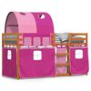vidaXL Bunk Bed without Mattress Pink 80x200 cm Solid Wood Pine