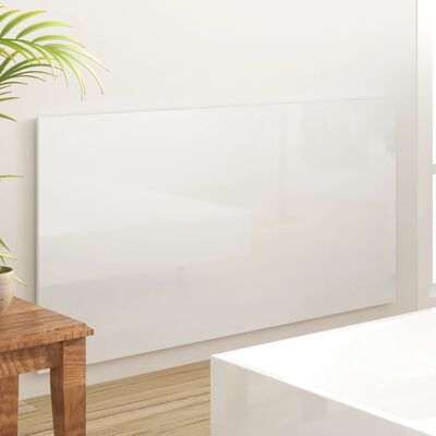 vidaXL Bed Headboard High Gloss White 160x1.5x80 cm Engineered Wood