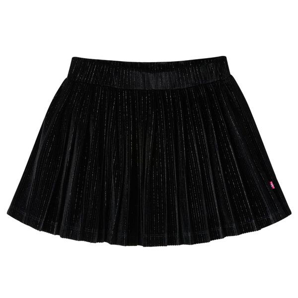 Kids' Pleated Skirt with Lurex Black 128