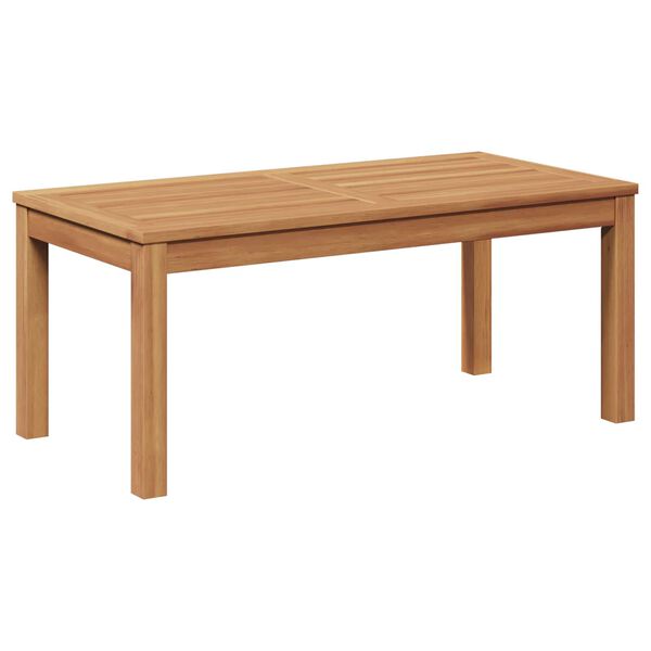 vidaXL Table Brown 95 x 45 x 40 cm Solid Teak Wood