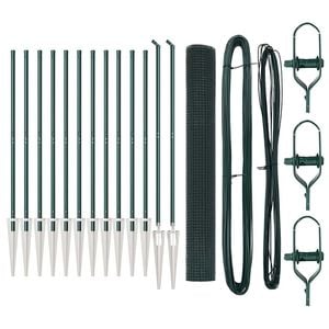 vidaXL Welded Wire Fence with Spikes 25 x 1.4 m (W x H)