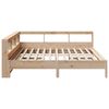 vidaXL Bookcase Bed without Mattress 180x200 cm Solid Wood Pine
