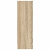 vidaXL Bookshelf Sonoma Oak 80x24x75 cm Engineered Wood