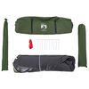 vidaXL Camping Tent Dome 4-Person Green Quick Release