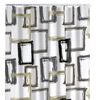 RIDDER Shower Curtain "Pattern Brown" 180x200 cm