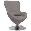 vidaXL Egg Chair Taupe 63 x 73 x 90 cm Fabric