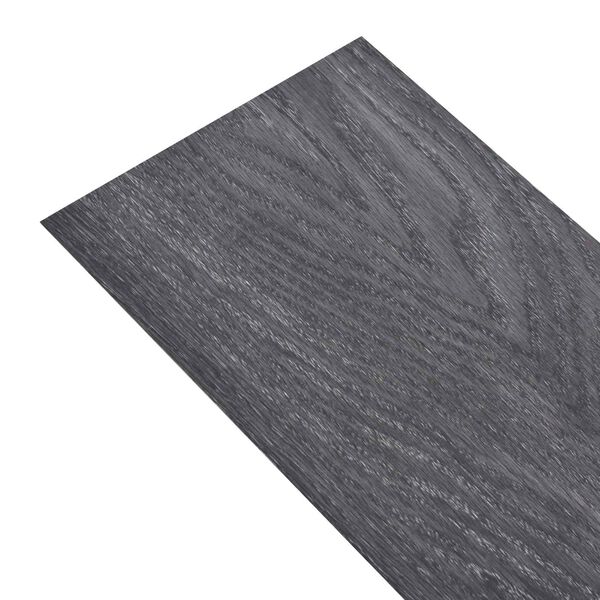 vidaXL Flooring Planks 18 pcs Black and White 2.51 m&sup2; PVC