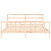 vidaXL Bed Frame without Mattress 200x200 cm Solid Wood Pine