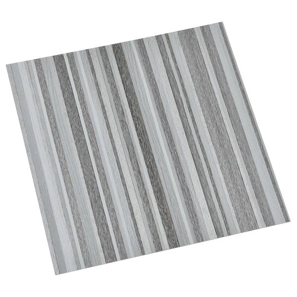 vidaXL Self-adhesive Flooring Planks 20 pcs PVC 1.86 m&sup2; Light Grey