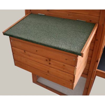 @Pet Egg Box for Chicken House 62x38x41 cm Wood Brown
