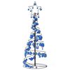 vidaXL LED Christmas Tree with Baubles 80 LEDs Warm White 120 cm