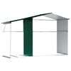 vidaXL Garden Shed Green 277x192.5x179 cm Galvanised Steel
