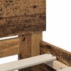 vidaXL Bed Frame with Headboard Old Wood 160 x 200 cm Engineered Wood