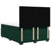 vidaXL Box Spring Bed with Mattress Dark Green 140x190 cm Velvet