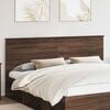vidaXL Headboard with Headboard Brown Oak 200 cm Engineered wood